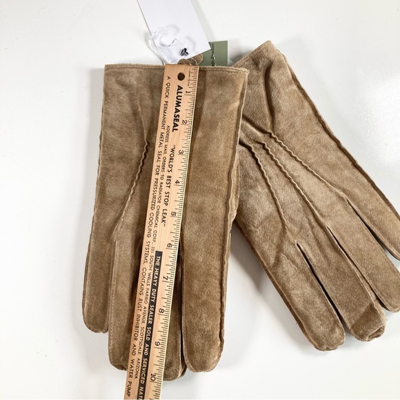 Goodfellow & Co Tan Suede Gloves with Textured Grip - Picture 5 of 12